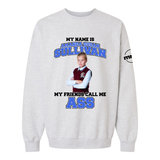 My Name is Amanda Sullivaan My Friends Call Me ASS Softstyle Crewneck Sweatshirt