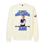 My Name is Amanda Sullivaan My Friends Call Me ASS Softstyle Crewneck Sweatshirt