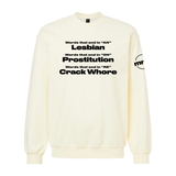 Words That End in AN ON and RE Softstyle Crewneck Sweatshirt