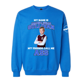 My Name is Amanda Sullivaan My Friends Call Me ASS Softstyle Crewneck Sweatshirt