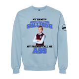 My Name is Amanda Sullivaan My Friends Call Me ASS Softstyle Crewneck Sweatshirt