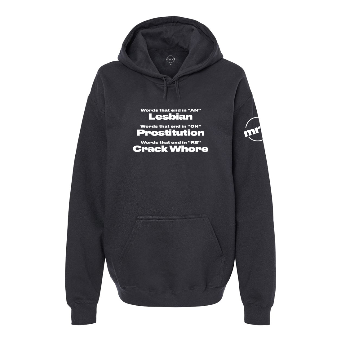 Words That End in AN ON and RE Softstyle Hoodie