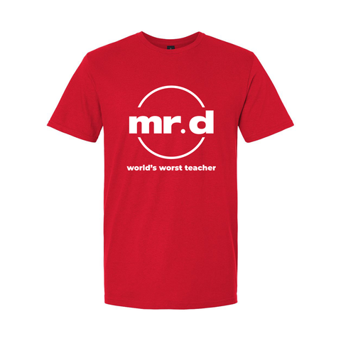 Mr. D World's Worst Teacher Softstyle T Shirt